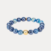 Mélange Beaded Bracelet - Sapphire