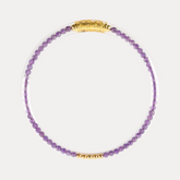 Amethyst Luxe All Weather Bangle® (AWB®) - Serenity Prayer