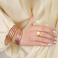 Champagne Double Bailey Bracelet