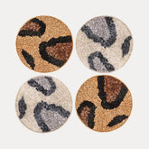 Gaga Animal Print Coasters - Set of 4