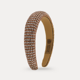 Daria Headband - Caramel Crystal