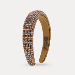 Daria Headband - Caramel Crystal