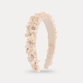 Diva Headband - White/Silver
