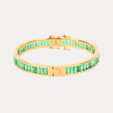 Emerald Infinity Bracelet