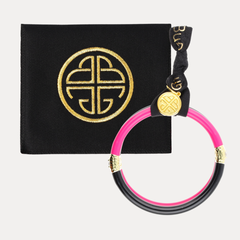 Epic Pink/Black Yin & Yang All Weather Bangles® (AWB®)