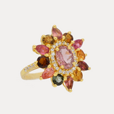 Flora Ring - Amethyst