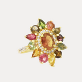 Flora Ring - Citrine