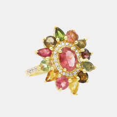 Flora Ring - Pink