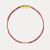 Garnet Luxe All Weather Bangle® (AWB®) - Serenity Prayer