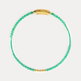 Green Onyx Luxe All Weather Bangle® (AWB®) - Serenity Prayer