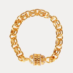 Holly Chain Bracelet - Crystal Clear