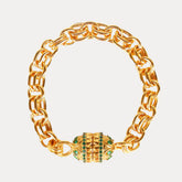 Holly Chain Bracelet - Emerald