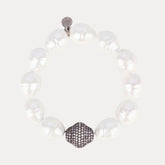 Isabel Pearl Bracelet - White