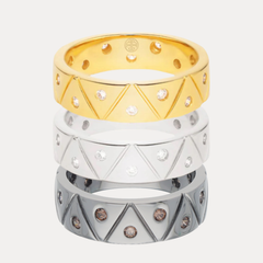 Light Serenity Ring - Gunmetal