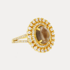 Madona Ring - Smokey Quartz