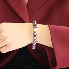 Mélange Beaded Bracelet - Red Tiger Eye