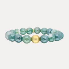 Mélange Beaded Bracelet - Spruce