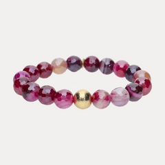 Mélange Beaded Bracelet - BDG Pink