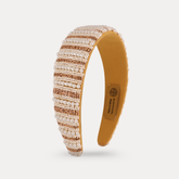 Nisha Cream Beaded Pearl Headband