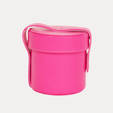 Pink Leather Canister