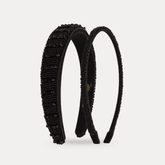 Plaza Duo Headbands - Black