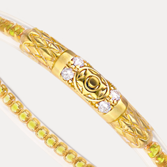 Queen All Weather Bangle® (AWB®) - Peridot