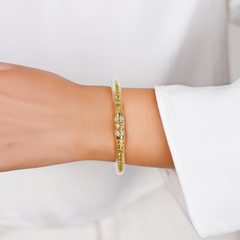 Queen All Weather Bangle® (AWB®) - Peridot