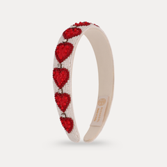 Red Hearts Headband
