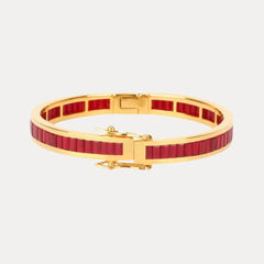 Ruby Infinity Bracelet