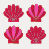 Pink Shell Coasters - Set of 4