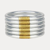 Silver All Weather Bangles® (Set of 6) - Serenity Prayer