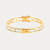 Sky Blue Topaz Infinity Bracelet