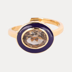 Galaxy Ring - Navy/Smokey