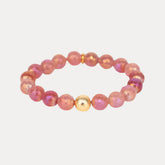 Mélange Beaded Bracelet - Strawberry
