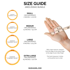 The Aries Zodiac Stack with Charm Bracelet