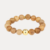 Ashen Wood Beaded Bracelet