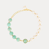 Margarite Bracelet - Turquoise/Pearl