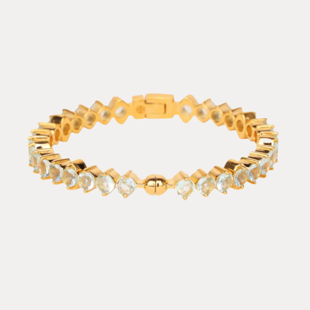 Etoile Bangle - Aquamarine