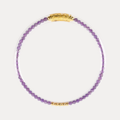 Amethyst Luxe All Weather Bangle® (AWB®) - Serenity Prayer