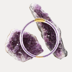 Amethyst Luxe All Weather Bangle® (AWB®) - Serenity Prayer
