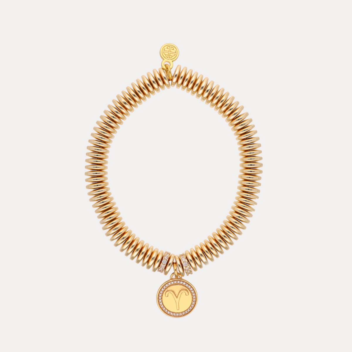 Aries Zodiac Charm Bracelet