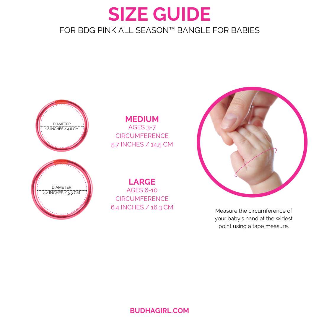 BDG Pink All Season Bangle™ (ASB™) for Kids