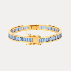 Blue Sapphire Infinity Bracelet