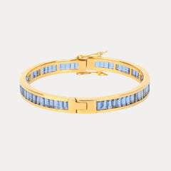 Blue Sapphire Infinity Bracelet