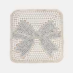 Bow Holiday Coasters - Set of 4