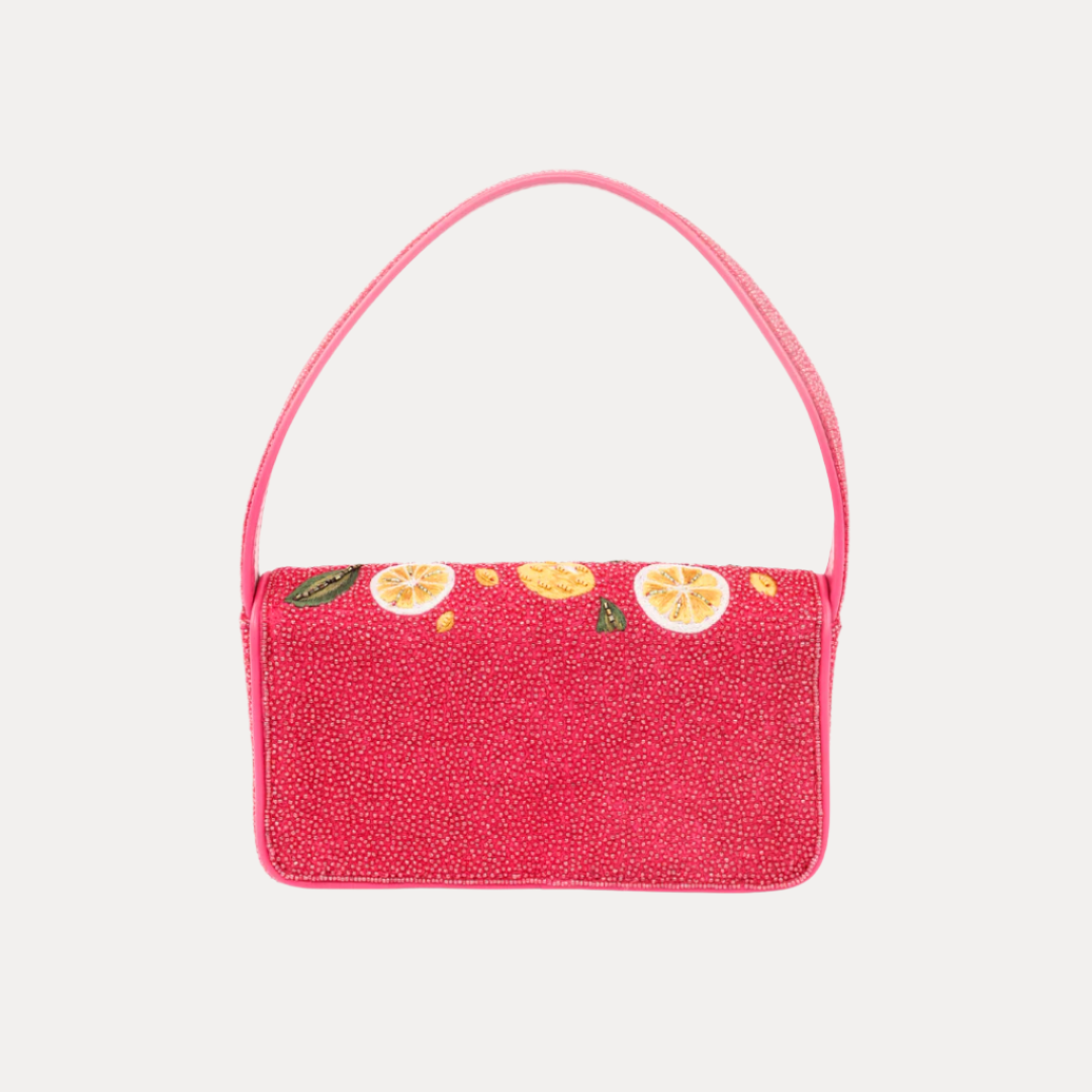 Chica Limon Beaded Handbag