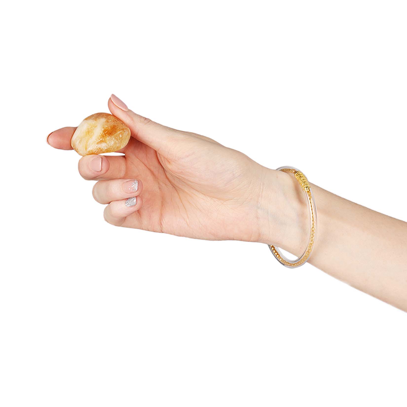 Citrine Luxe All Weather Bangle® (AWB®) - Serenity Prayer