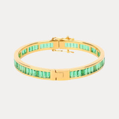 Emerald Infinity Bracelet