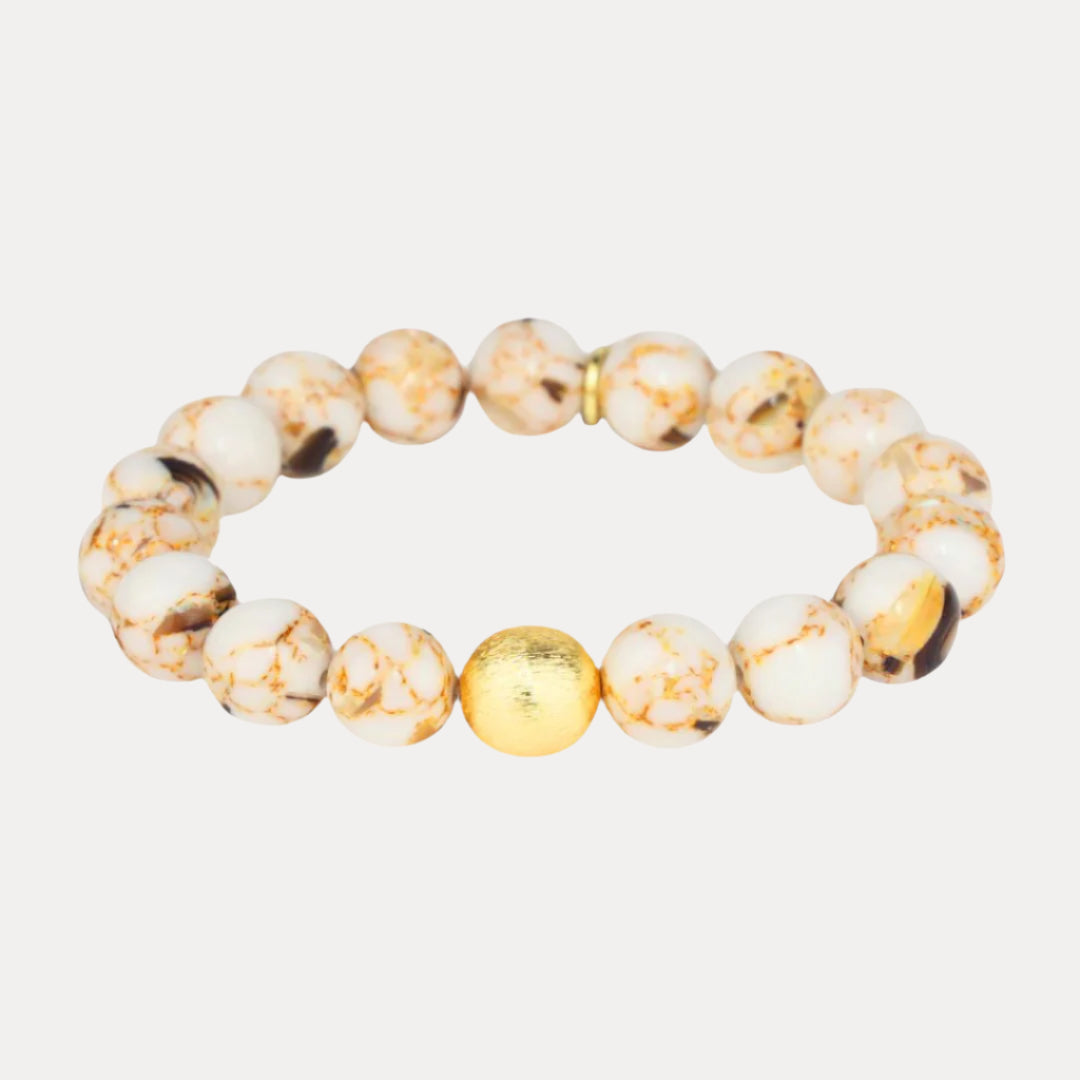 Marble Beaded Bracelet - Etoile