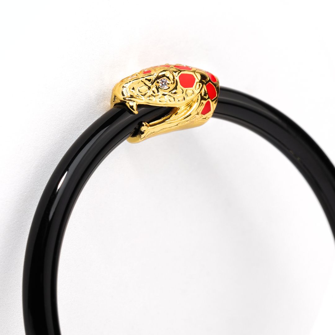 Fauna Snake All Weather Bangle® (AWB®) - Black